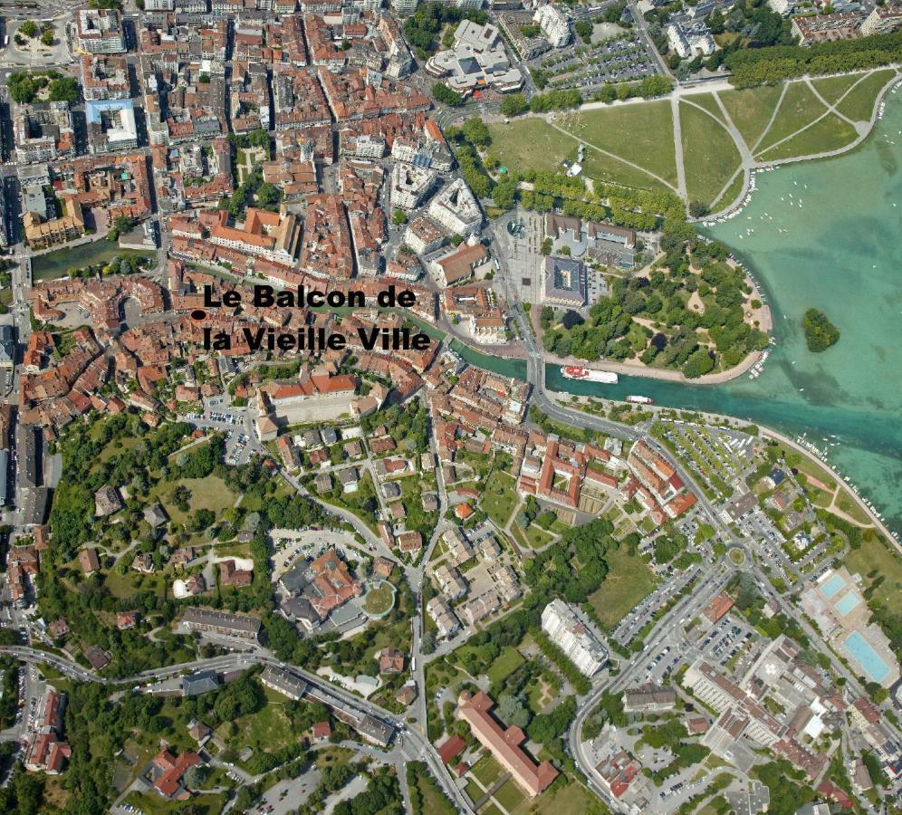 Le Balcon De La Vieille Ville Annecy Eksteriør billede